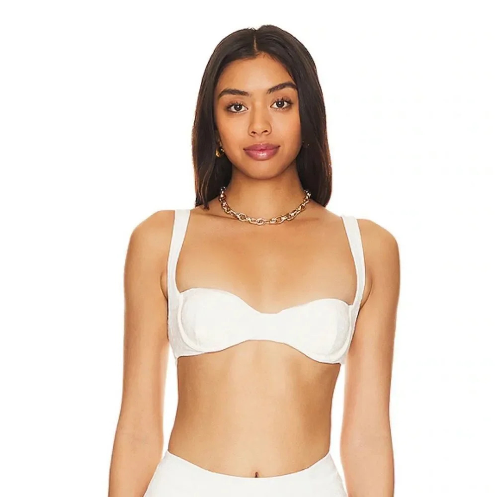 Revolve Tularosa‎ Everly Underwire Top in Ivory Sz S